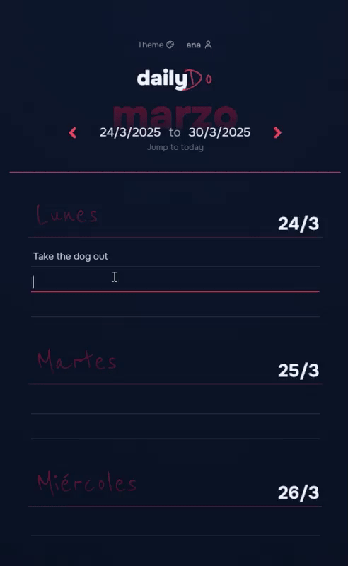 DailyDo - Tasks manager App sample image